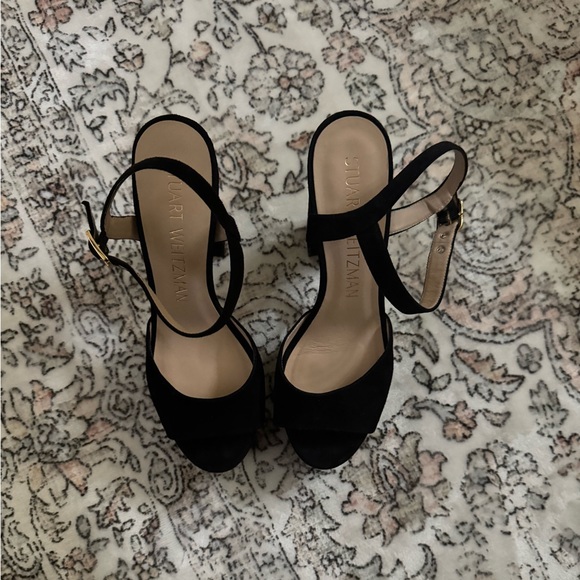 Stuart Weitzman Ryder 95mm Platform Sandals - Picture 1 of 5